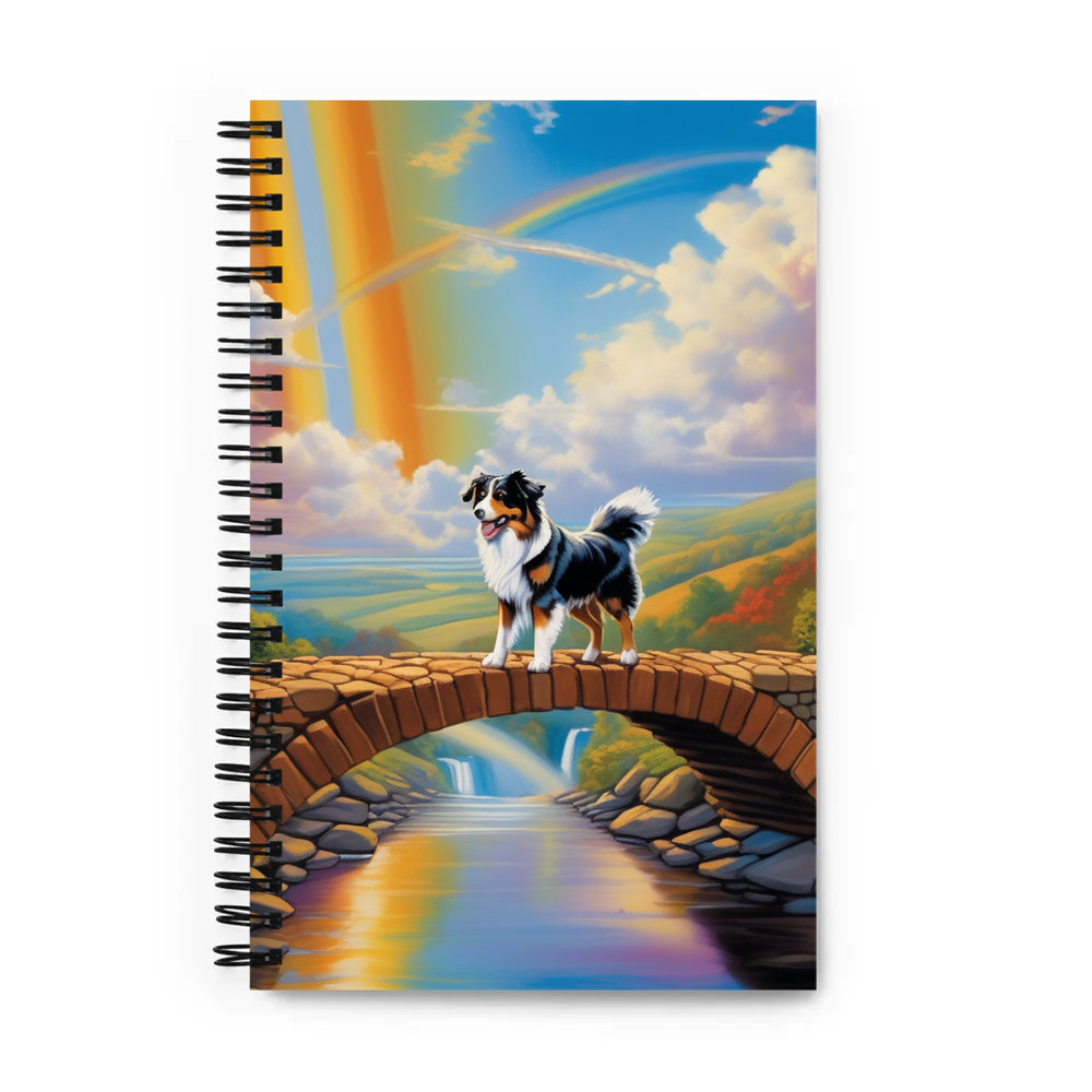 PugMug Custom Australian Shepherd Dog Spiral Notebook