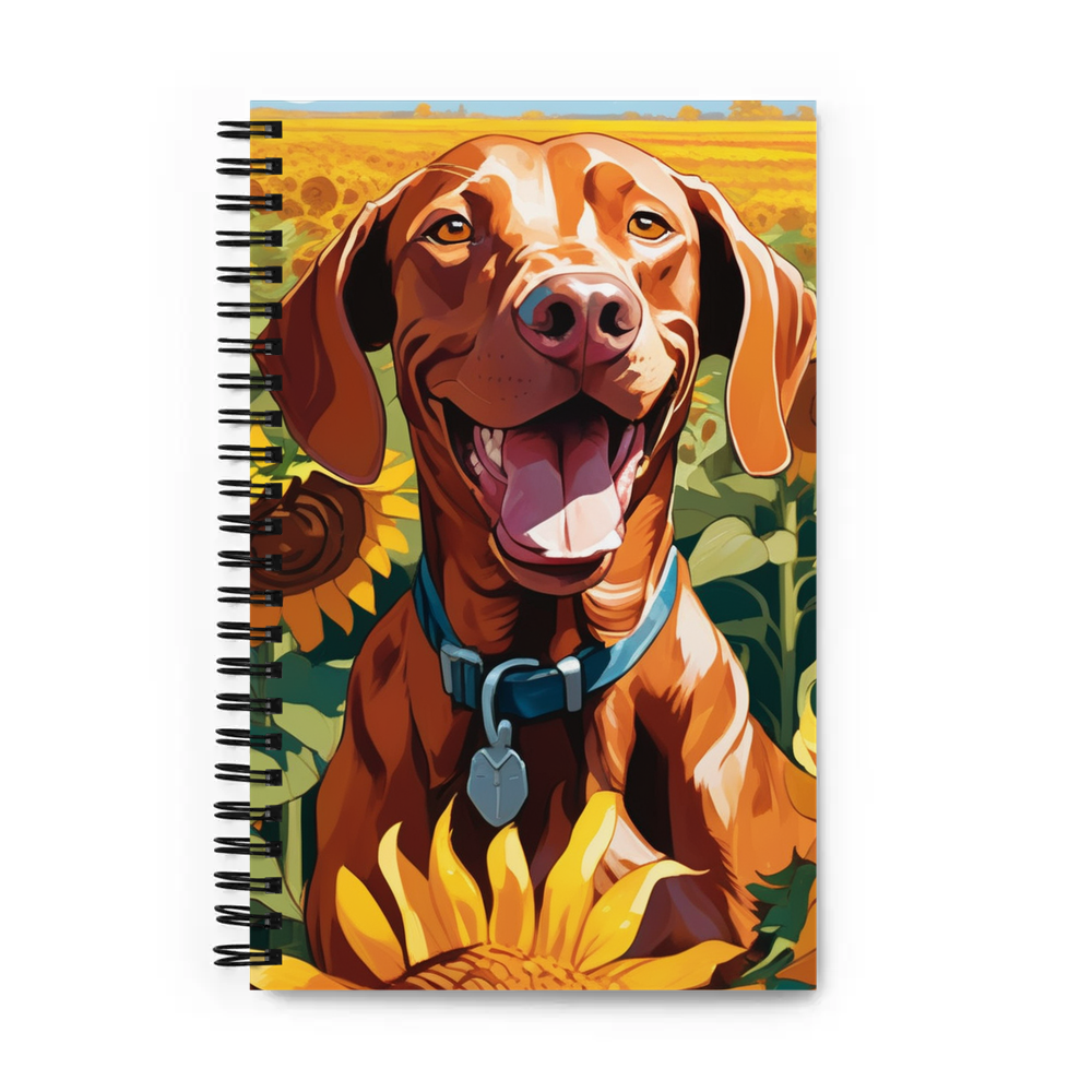 PugMug Custom Vizsla Spiral Notebook