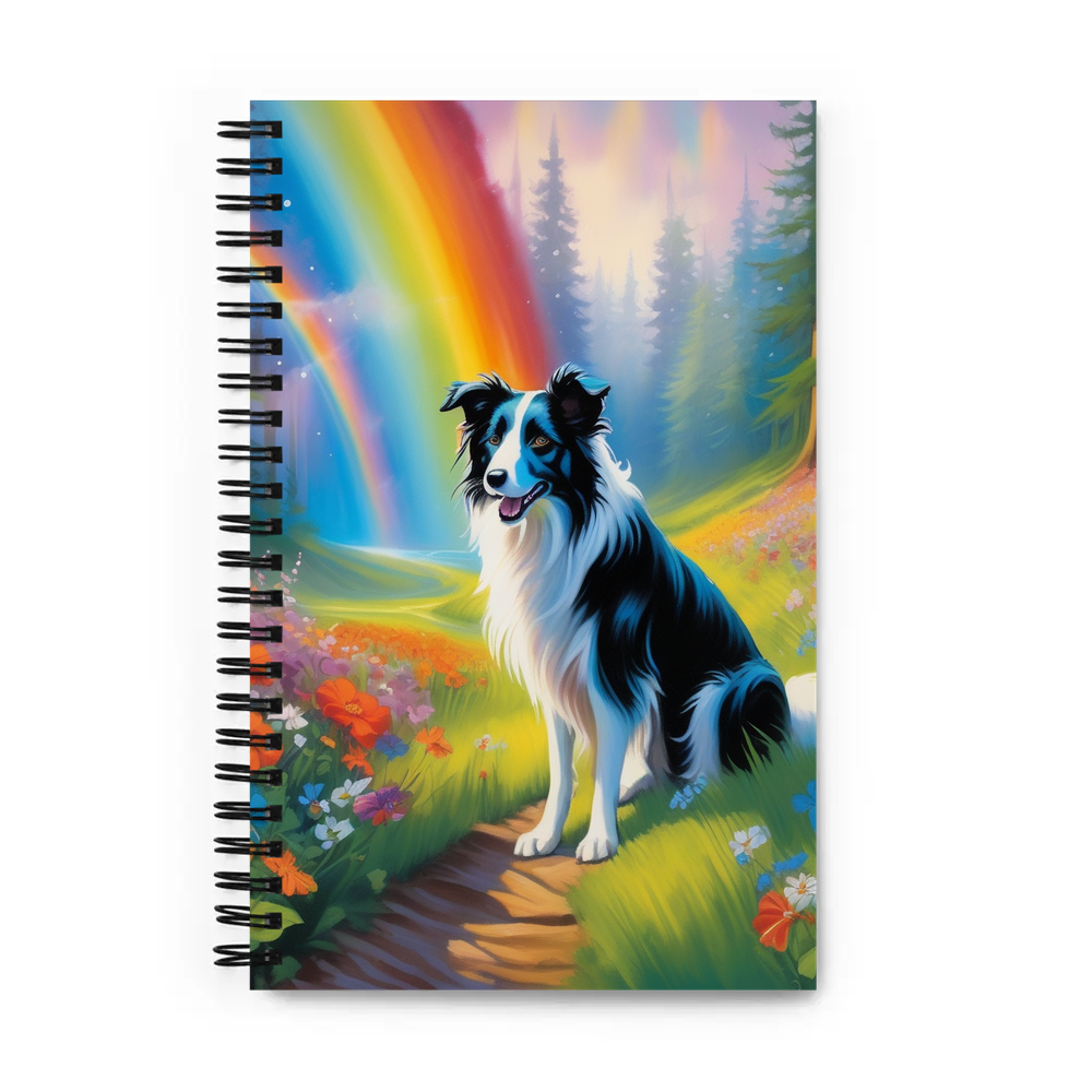 PugMug Custom Border Collie Spiral Notebook