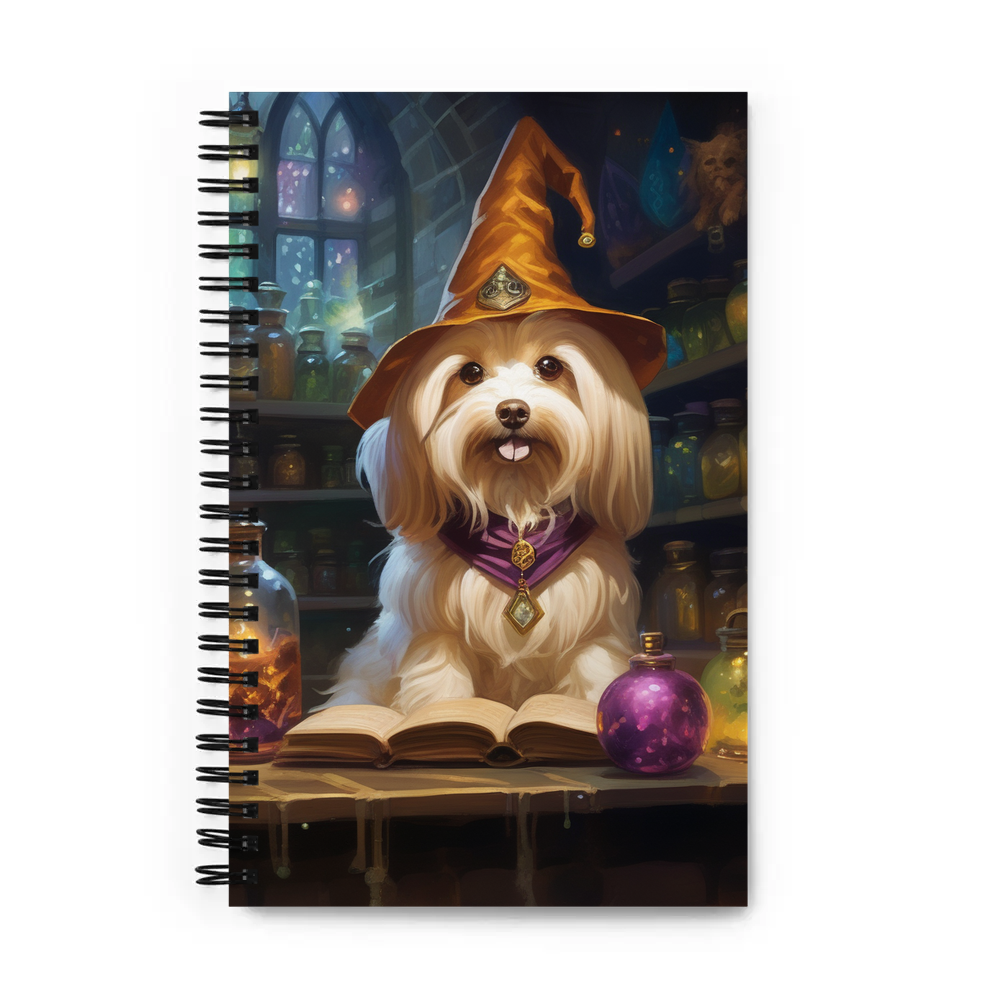 PugMug Custom Tan Havanese Dog Spiral Notebook