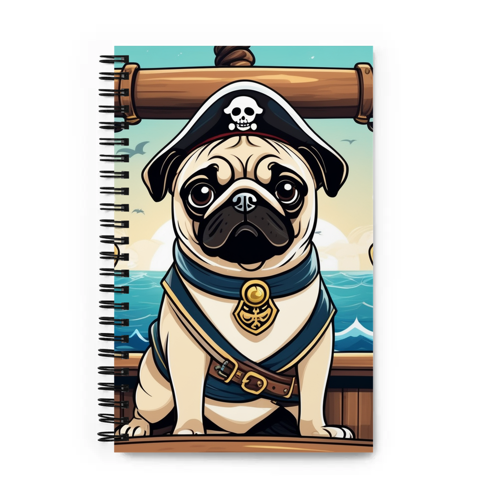 PugMug Custom Pug Spiral Notebook