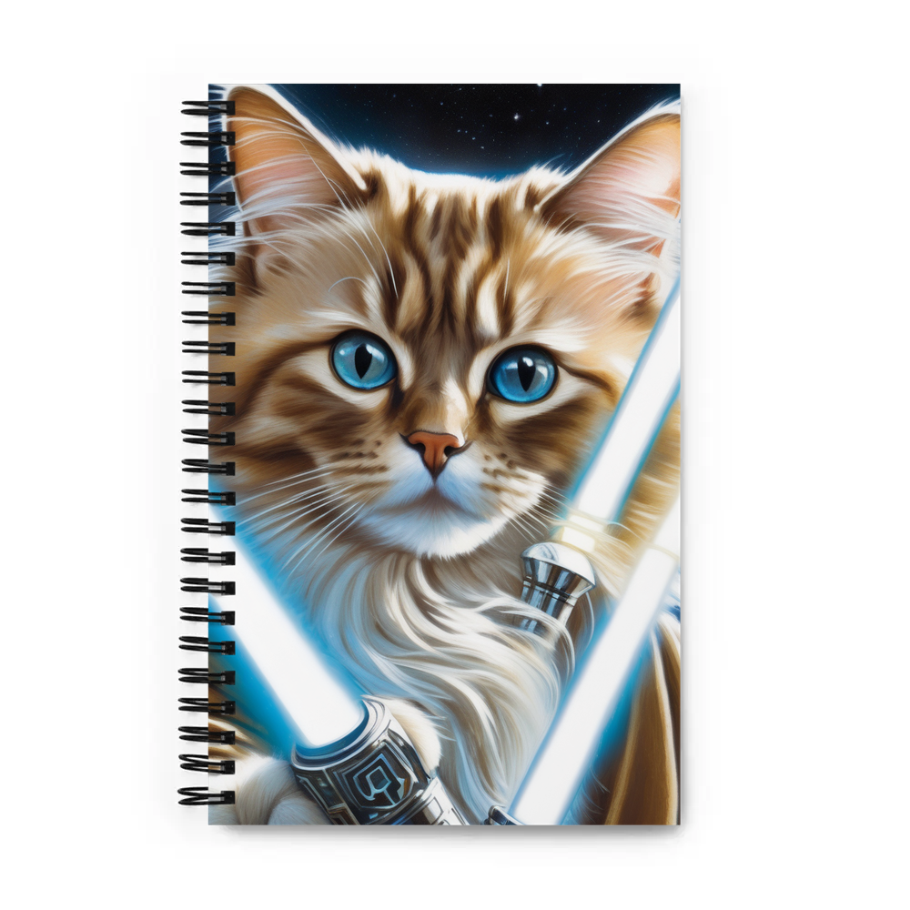 PugMug Custom Tabby Ragdoll Cat Spiral Notebook