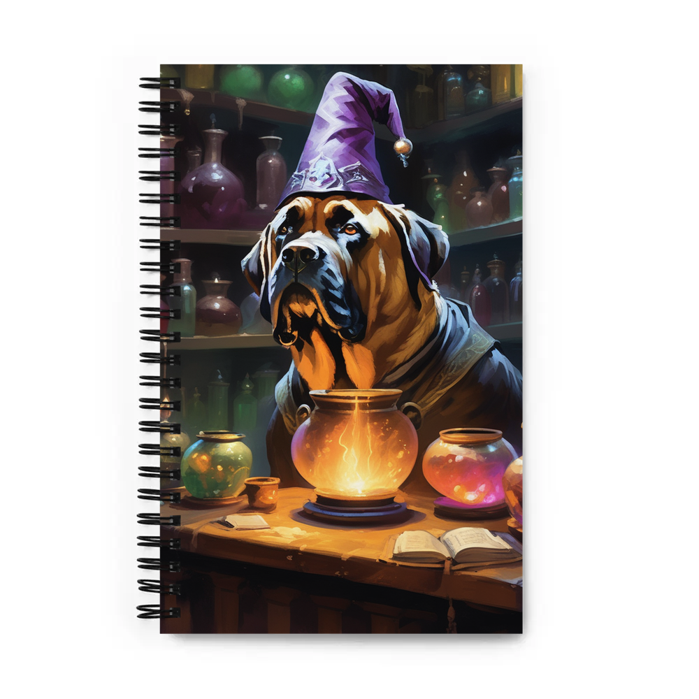 PugMug Custom Mastiff Spiral Notebook