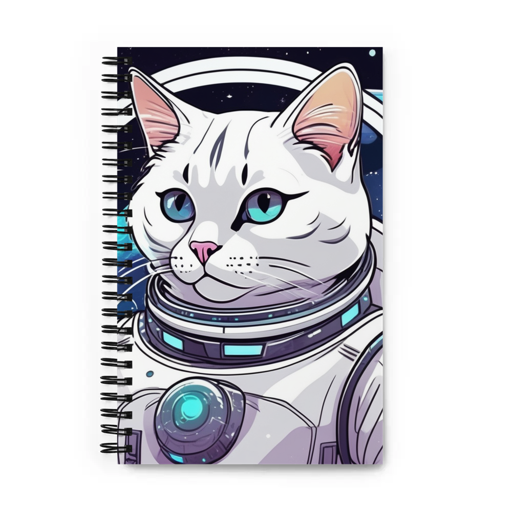 PugMug Custom White Exotic Cat Spiral Notebook