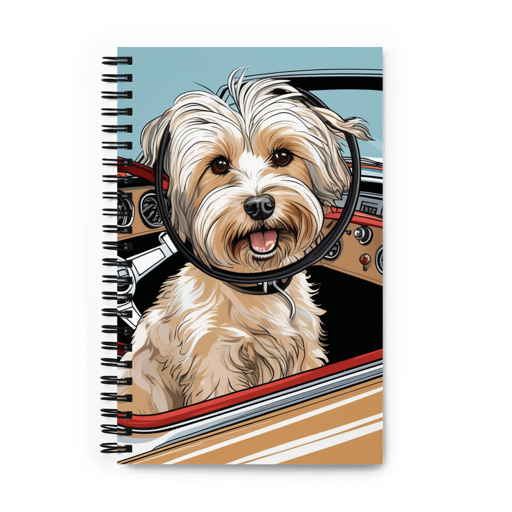PugMug Custom Tan Havanese Dog Spiral Notebook