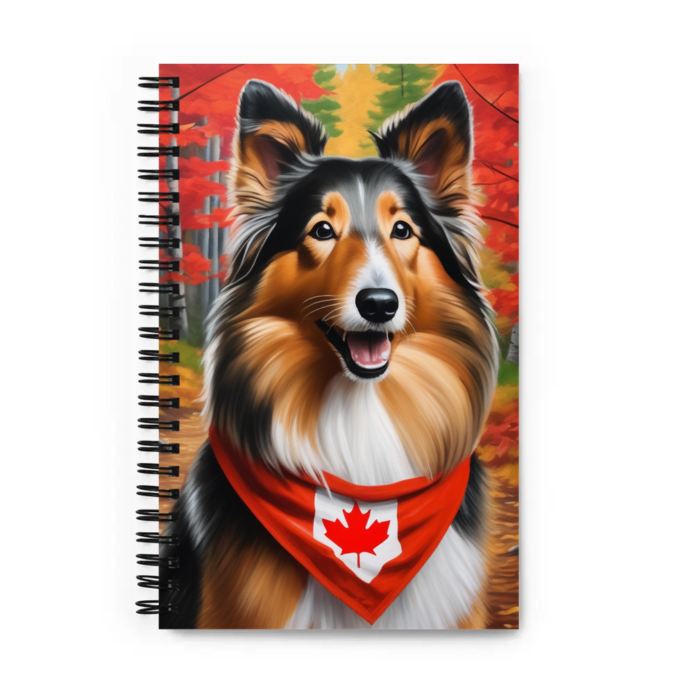 PugMug Custom Shetland Sheepdog Spiral Notebook