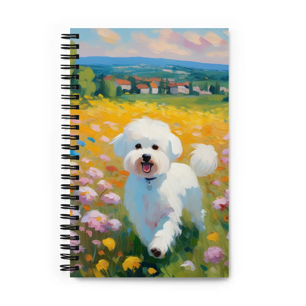 PugMug Custom Bichons Frise Spiral Notebook