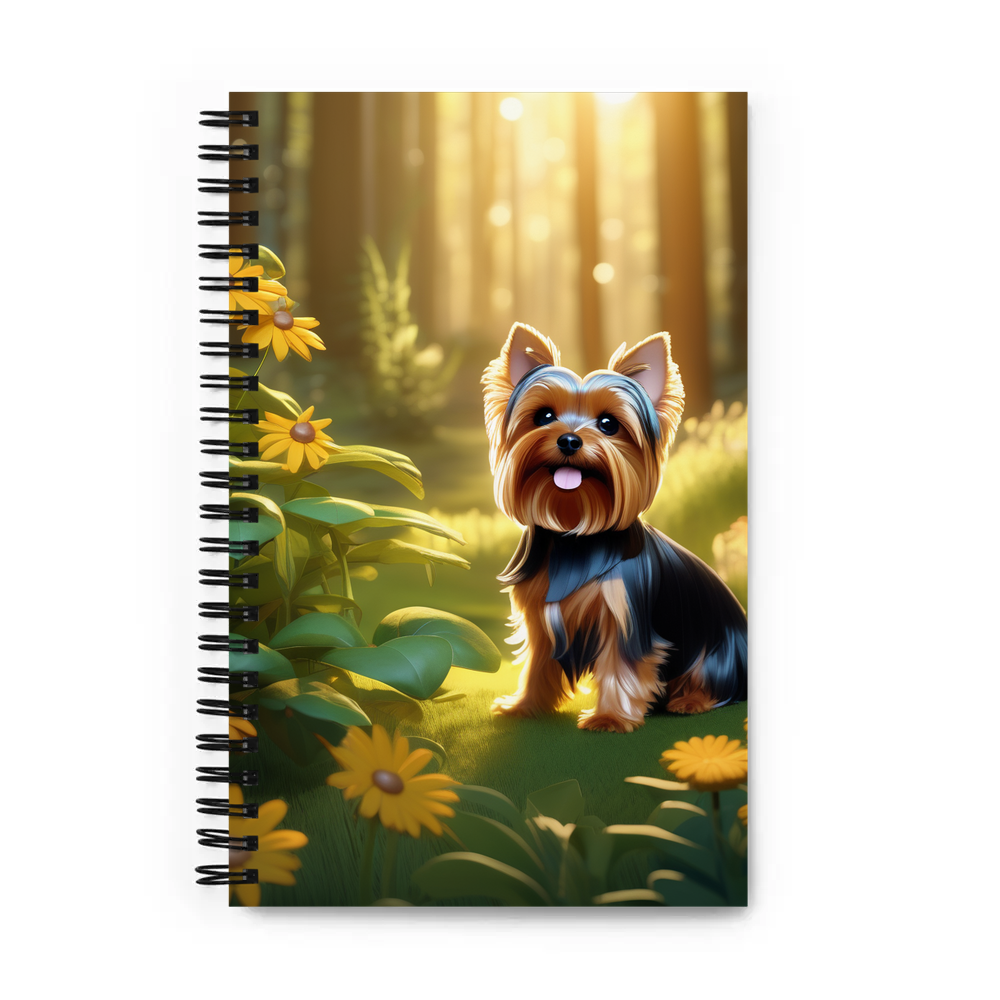 PugMug Custom Yorkshire Terrier Spiral Notebook