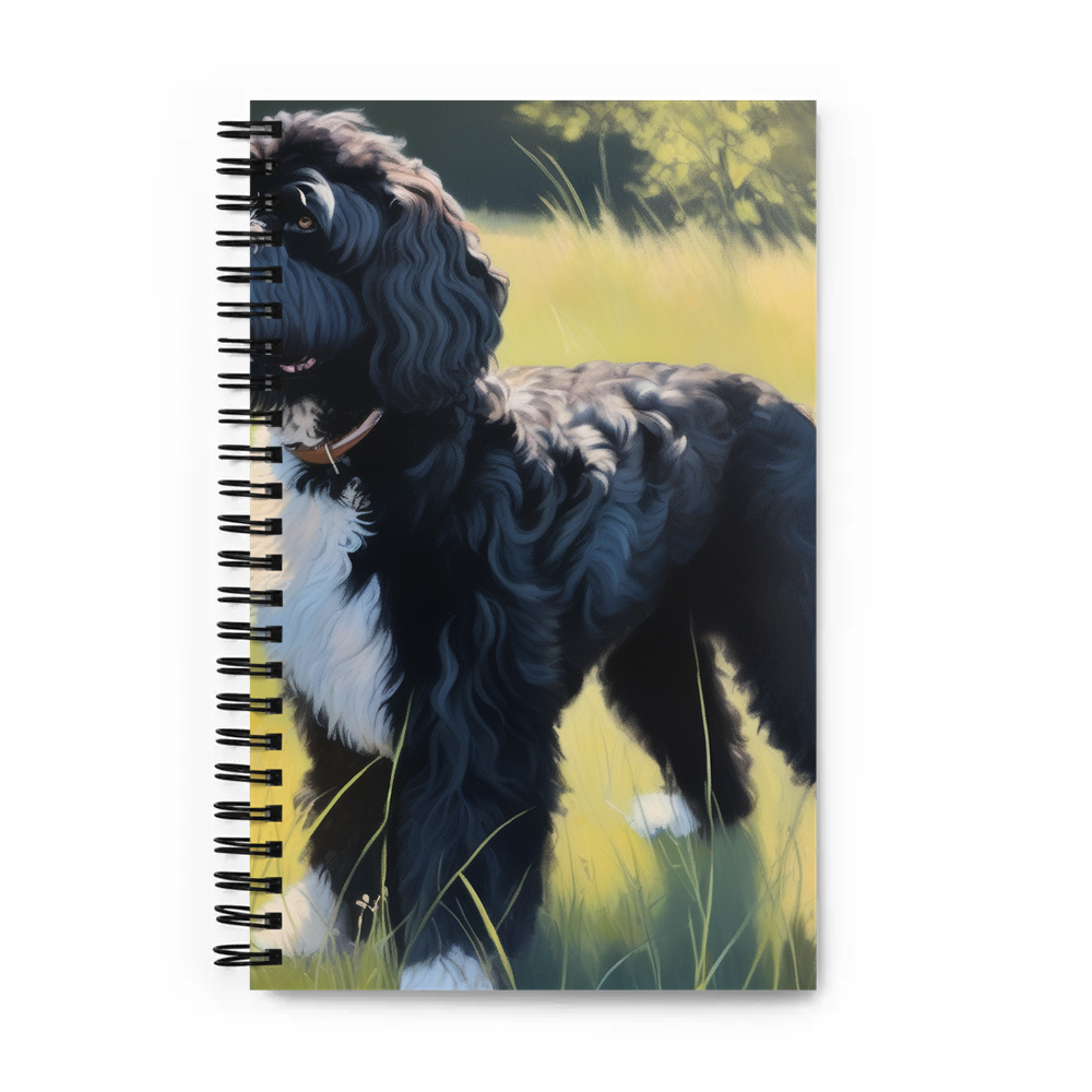 PugMug Custom Portuguese Water Dog Spiral Notebook