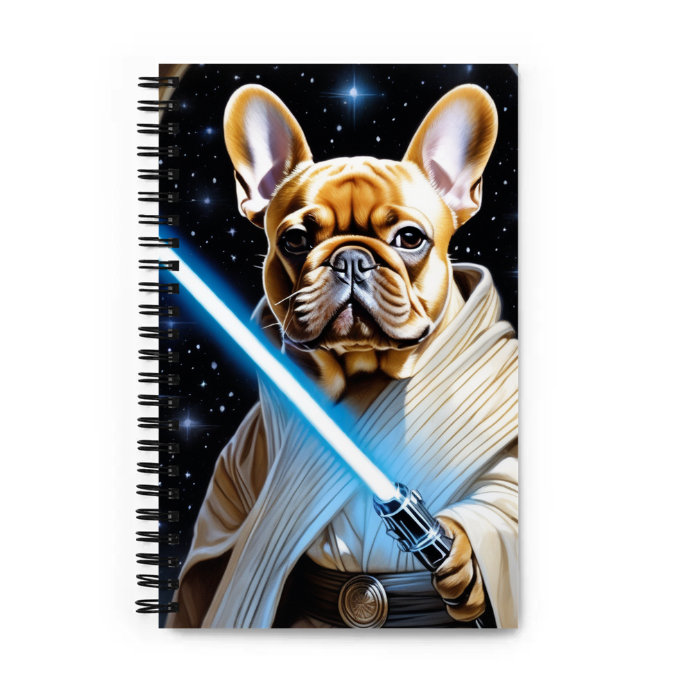 PugMug Custom Tan French Bulldog Spiral Notebook