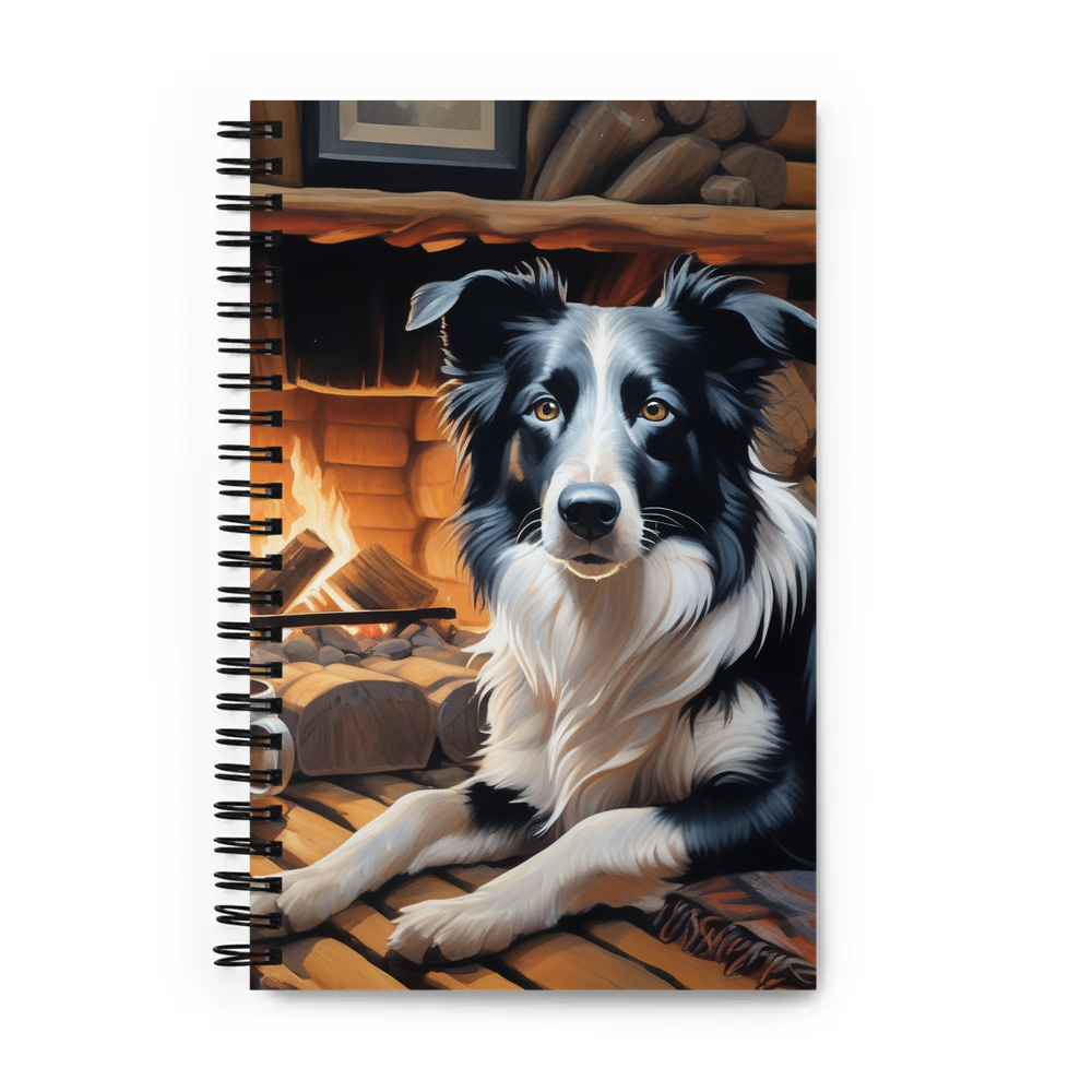 PugMug Custom Border Collie Spiral Notebook