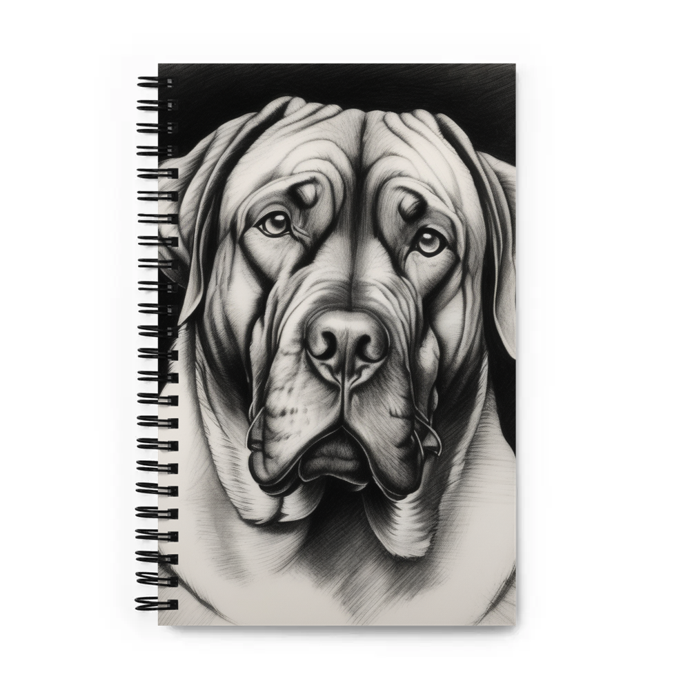 PugMug Custom Mastiff Spiral Notebook