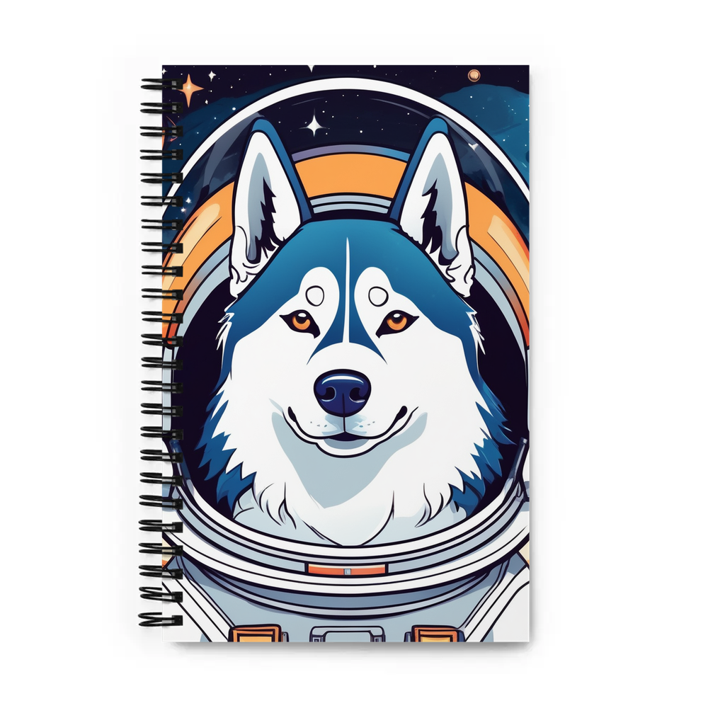 PugMug Custom Siberian Husky Spiral Notebook