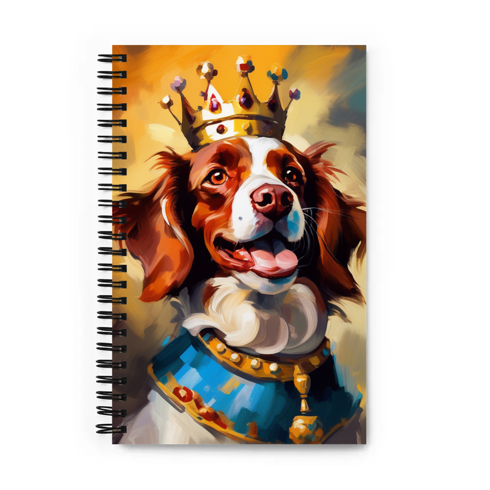 PugMug Custom Brittany Dog Spiral Notebook
