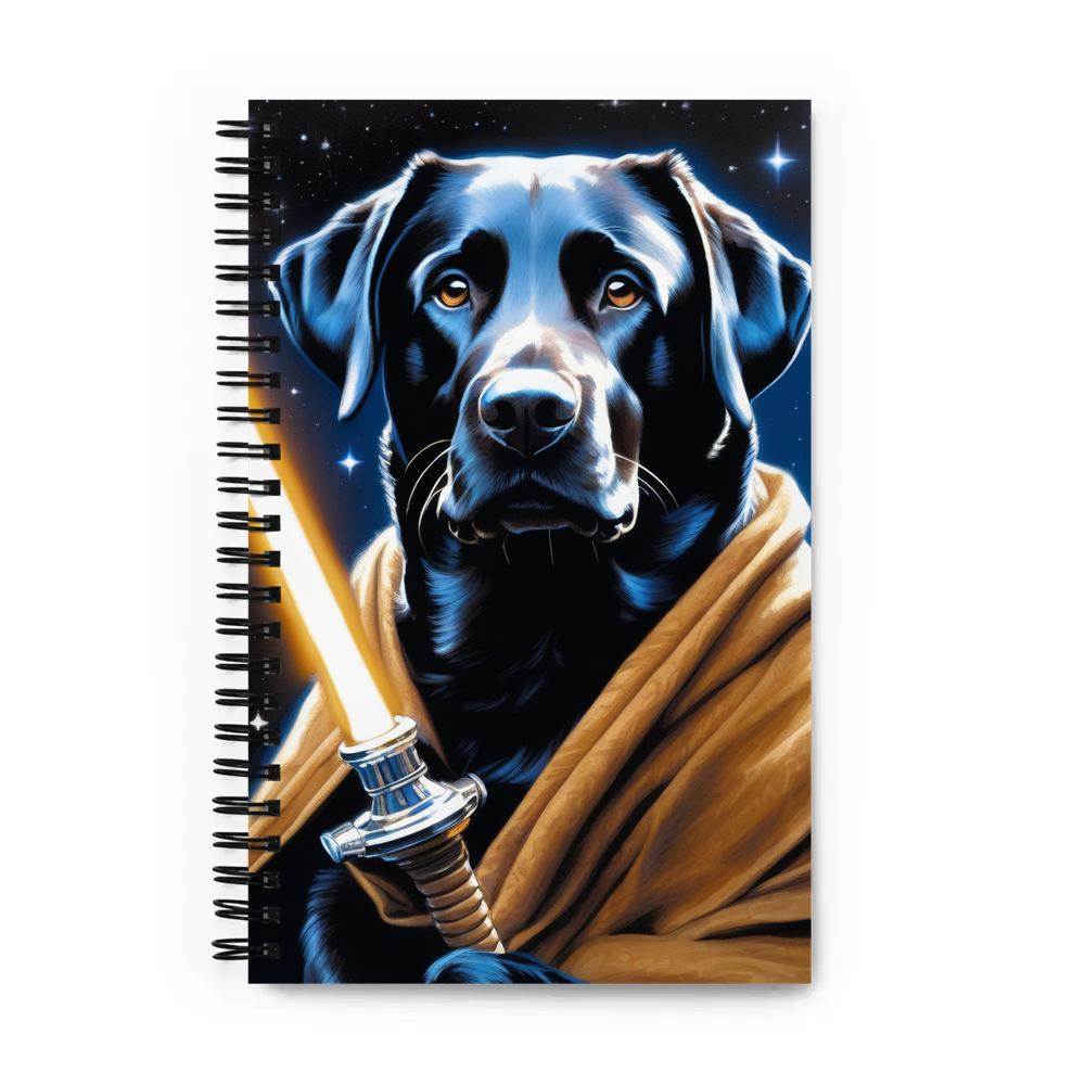 PugMug Custom Black Labrador Retriever Spiral Notebook
