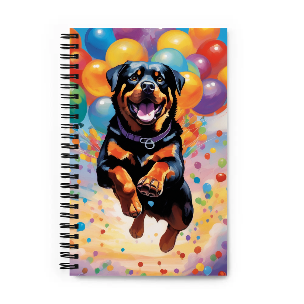 PugMug Custom Rottweiler Spiral Notebook