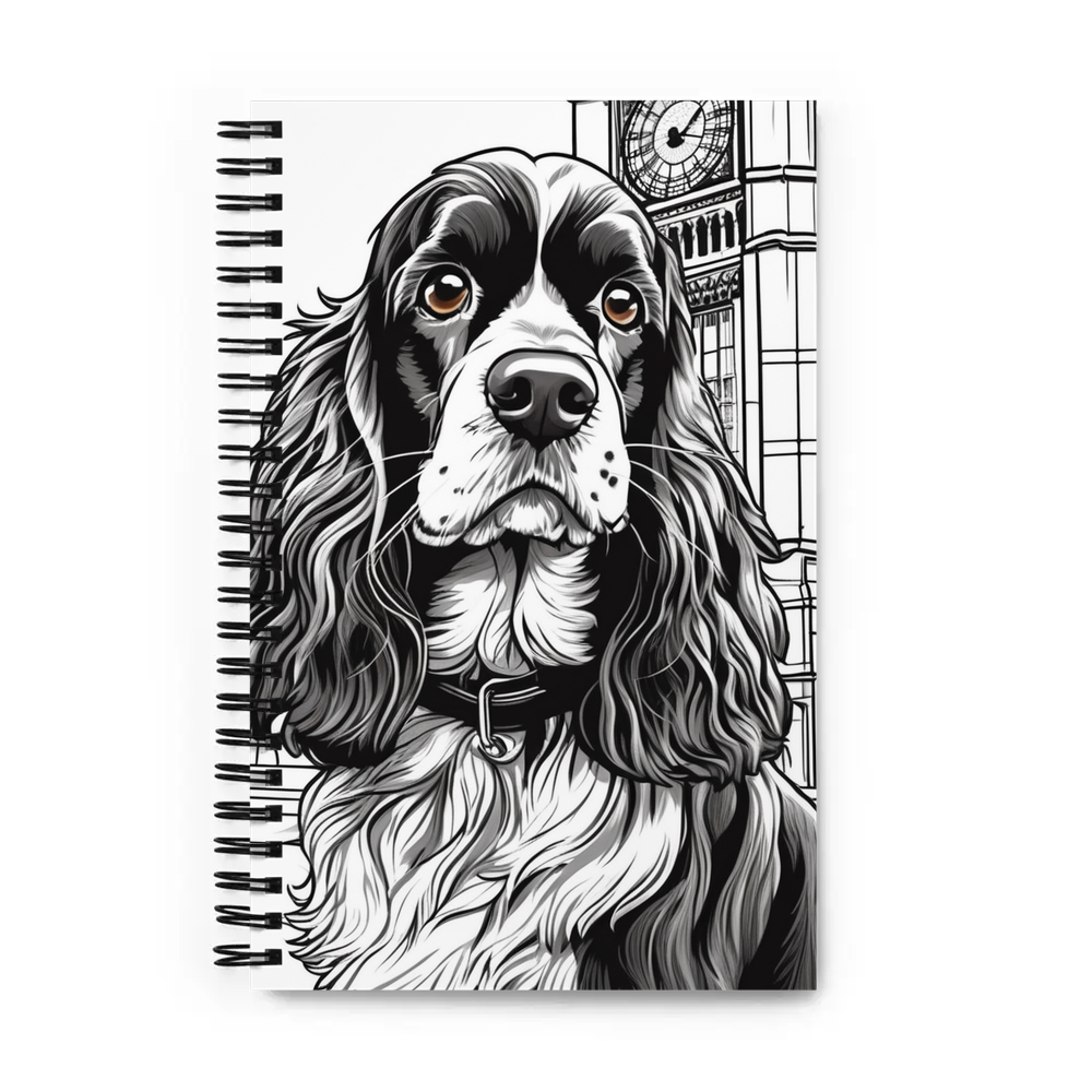 PugMug Custom English Cocker Spaniel Spiral Notebook