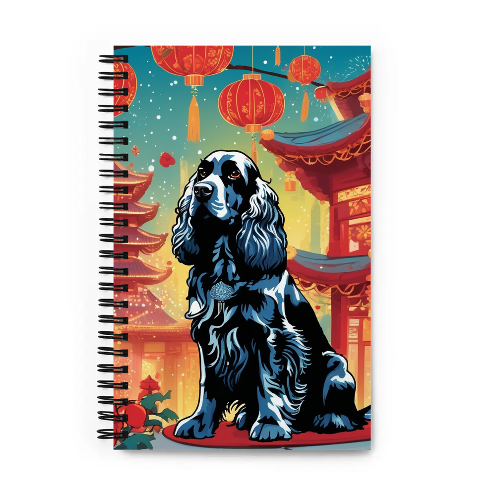 PugMug Custom English Cocker Spaniel Spiral Notebook