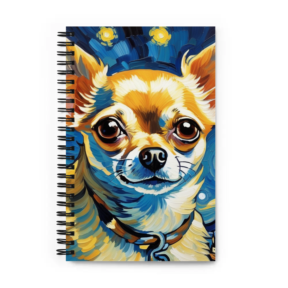 PugMug Custom Chihuahua Spiral Notebook