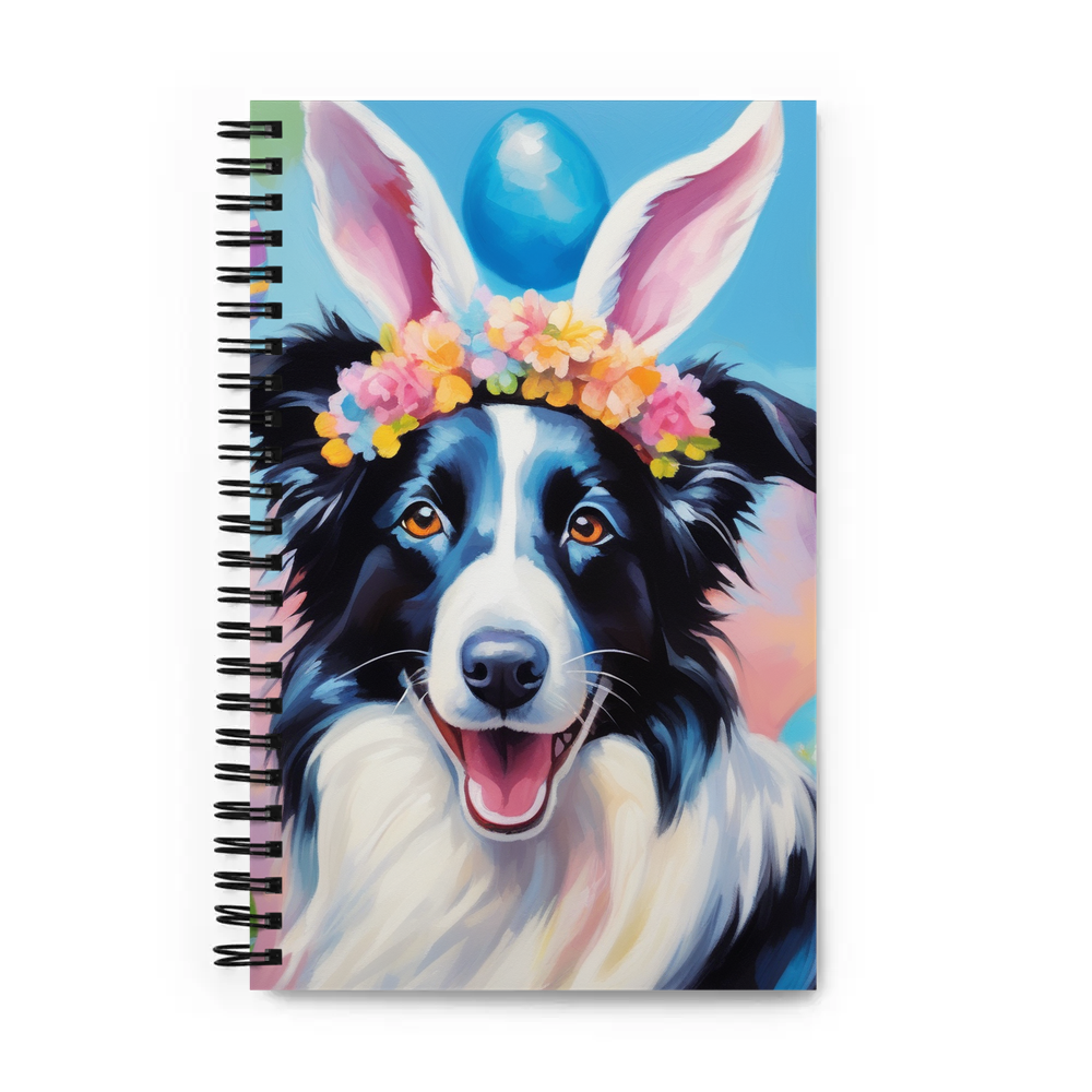 PugMug Custom Border Collie Spiral Notebook