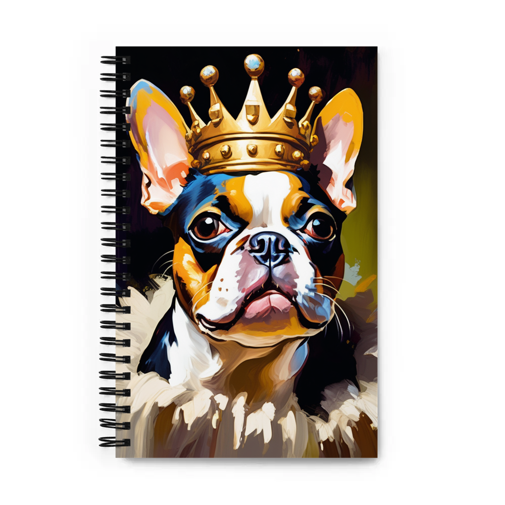 PugMug Custom Boston Terrier Spiral Notebook