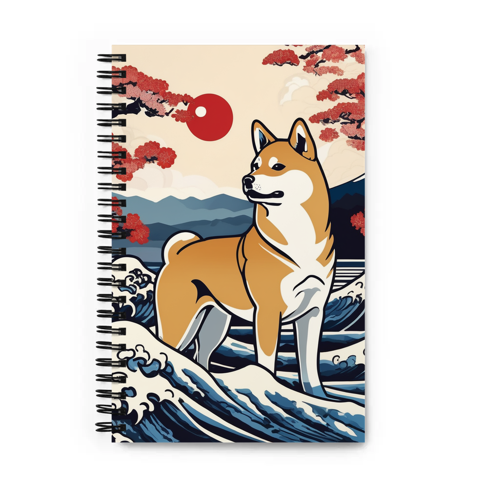 PugMug Custom Shiba Inu Spiral Notebook