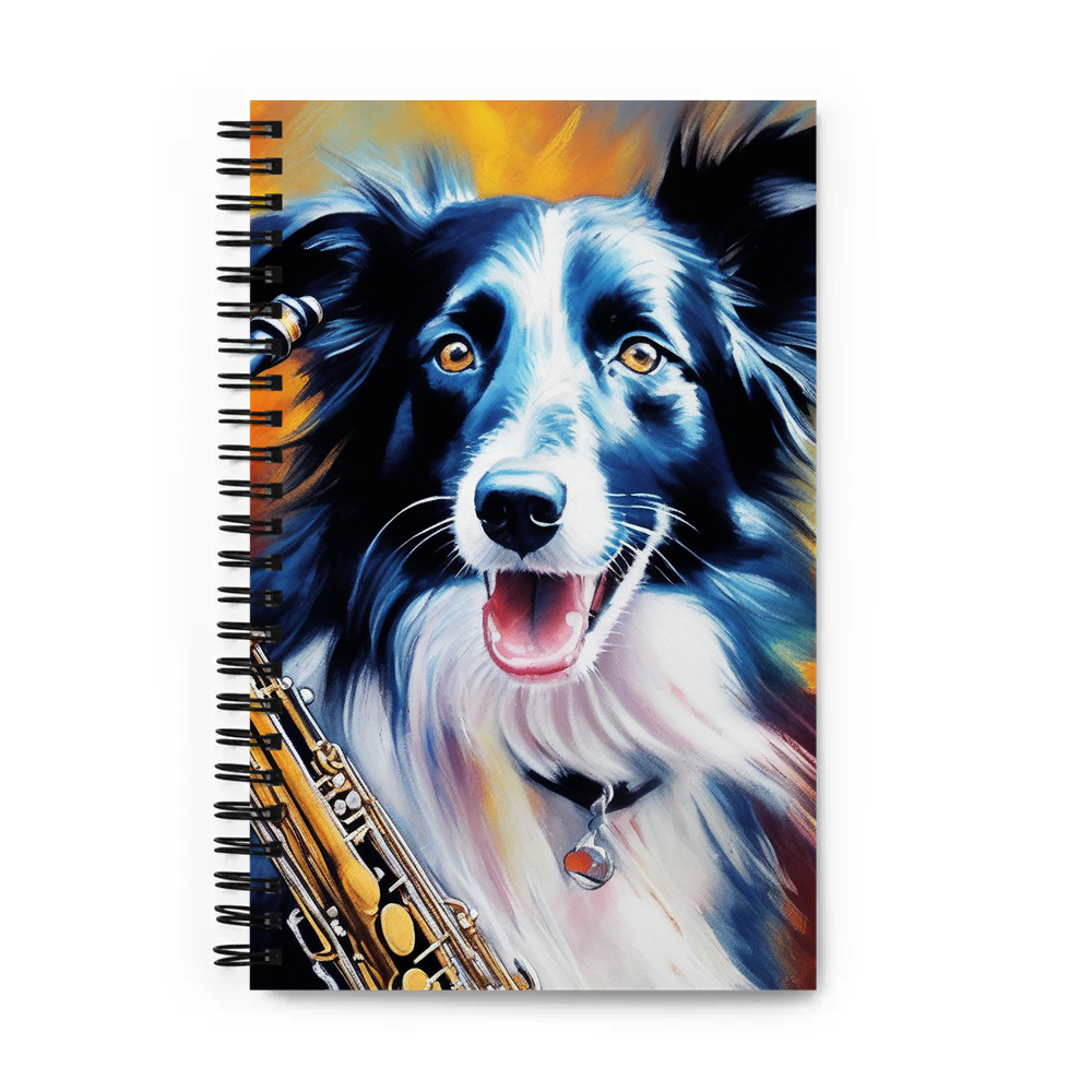 PugMug Custom Border Collie Spiral Notebook
