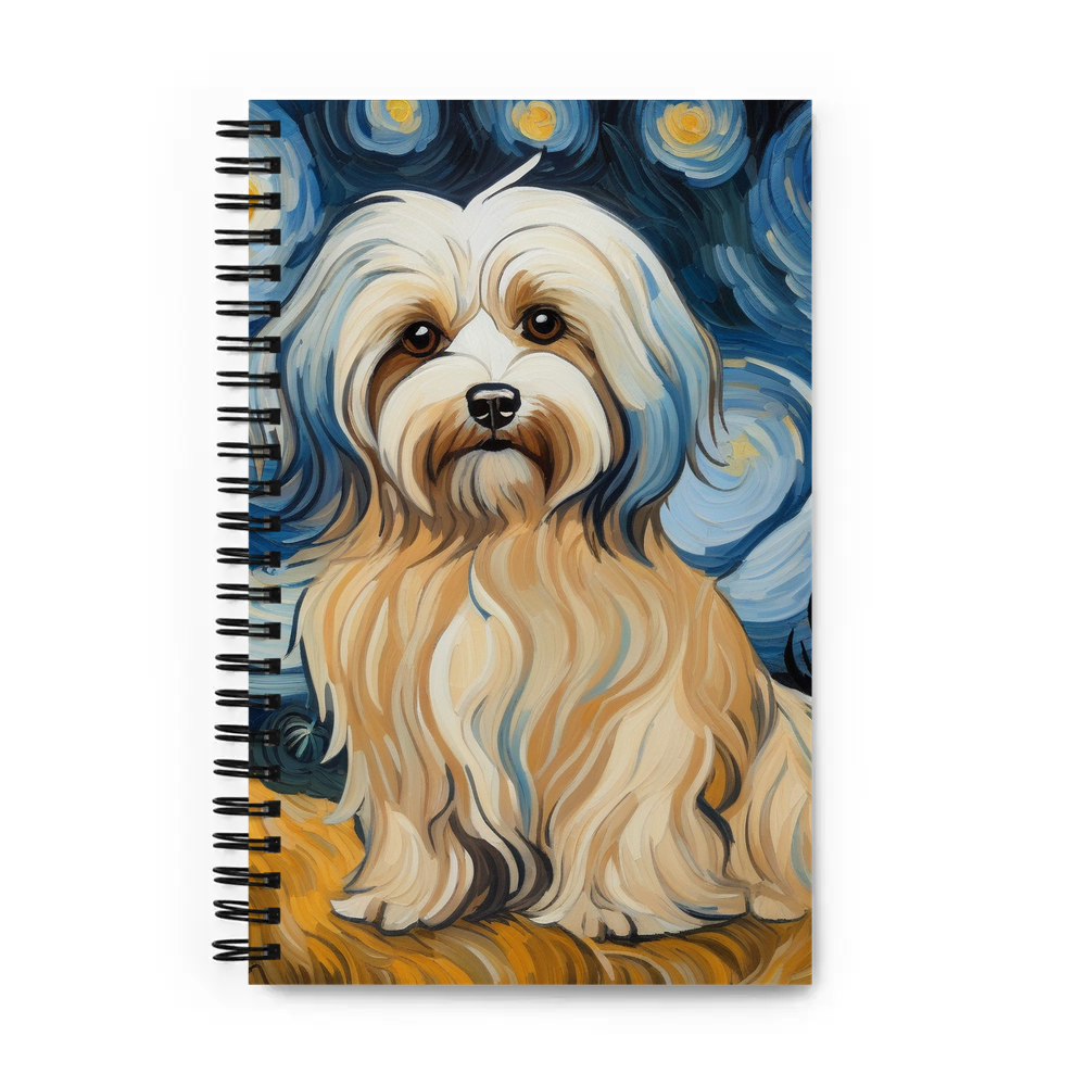 PugMug Custom Tan Havanese Dog Spiral Notebook