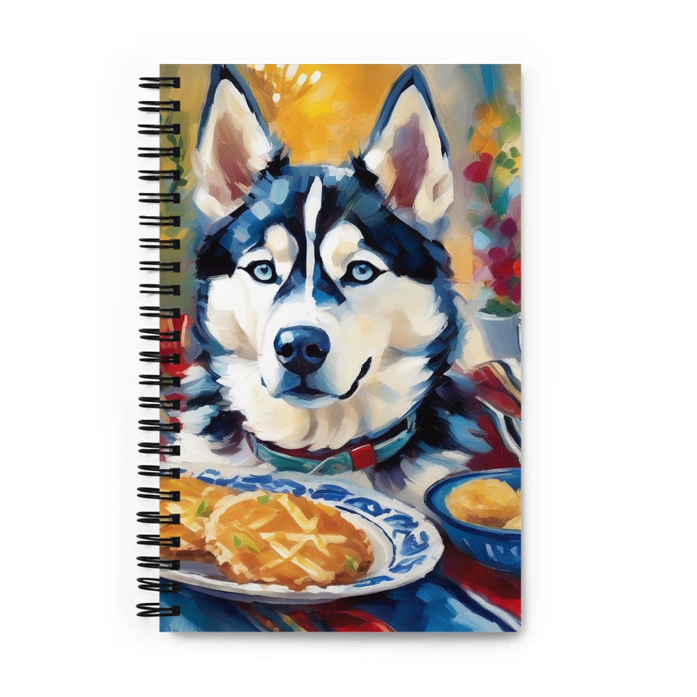 PugMug Custom Siberian Husky Spiral Notebook