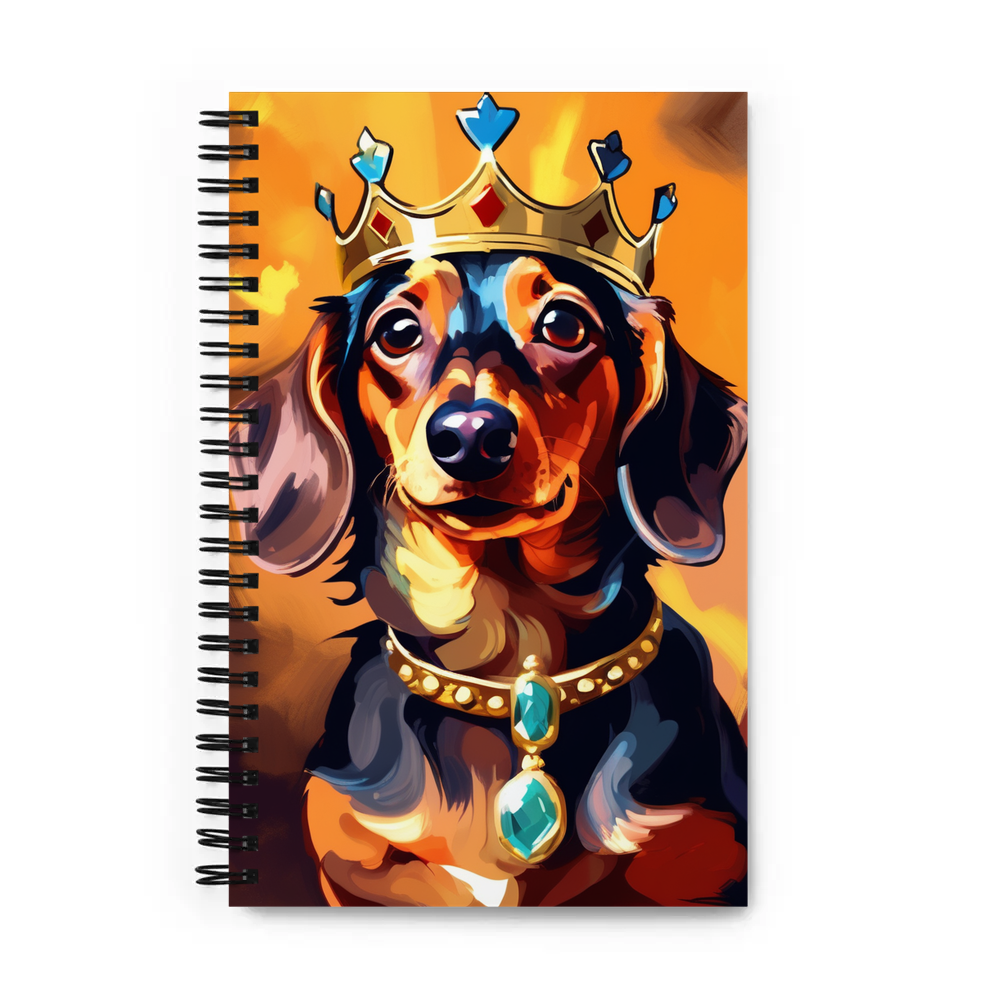 PugMug Custom Tan Dachshund Spiral Notebook