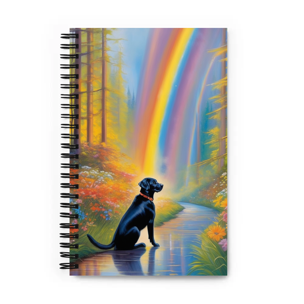 PugMug Custom Black Labrador Retriever Spiral Notebook