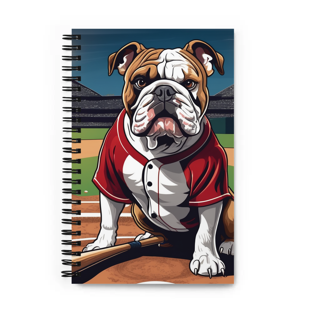 PugMug Custom Bulldog Spiral Notebook