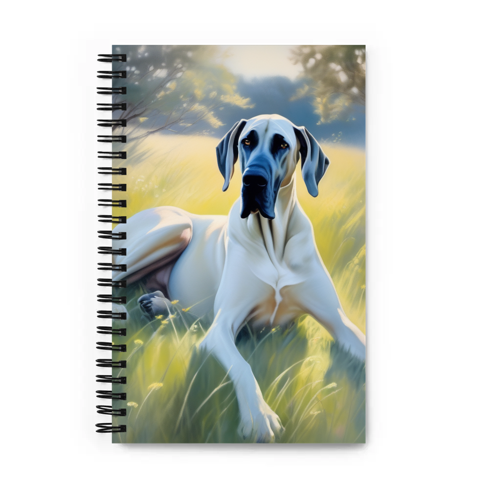 PugMug Custom Great Dane Spiral Notebook