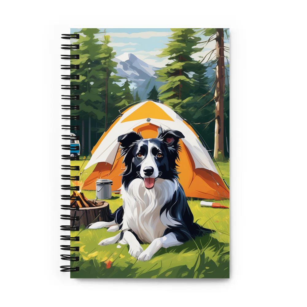 PugMug Custom Border Collie Spiral Notebook