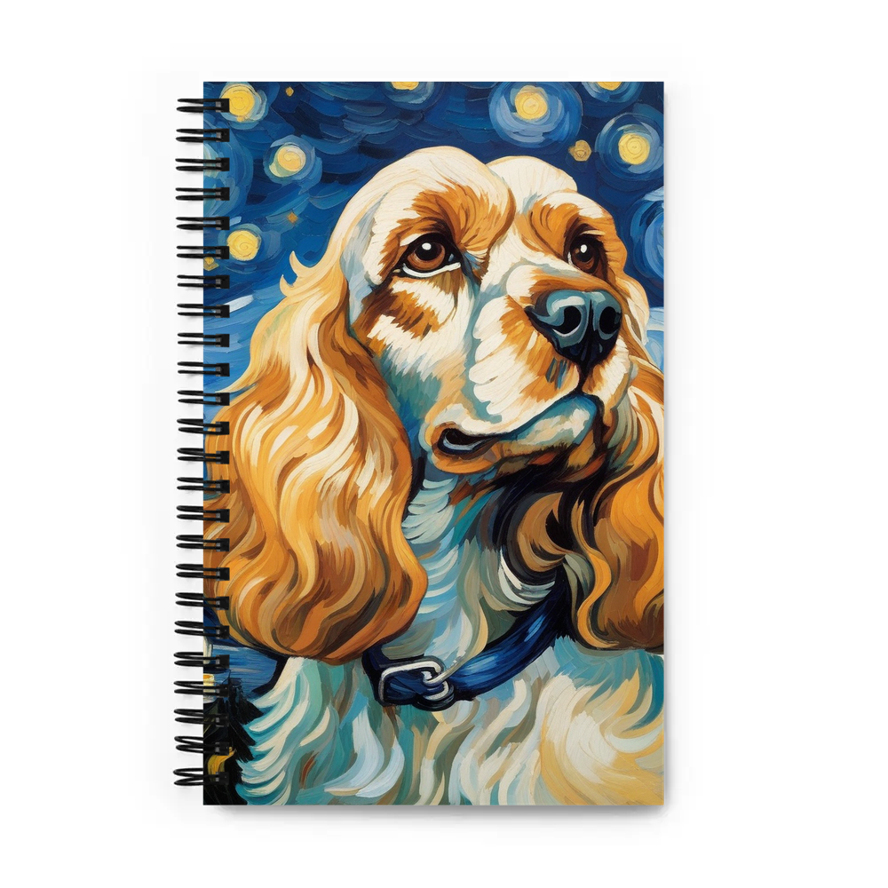 PugMug Custom Cocker Spaniel Spiral Notebook