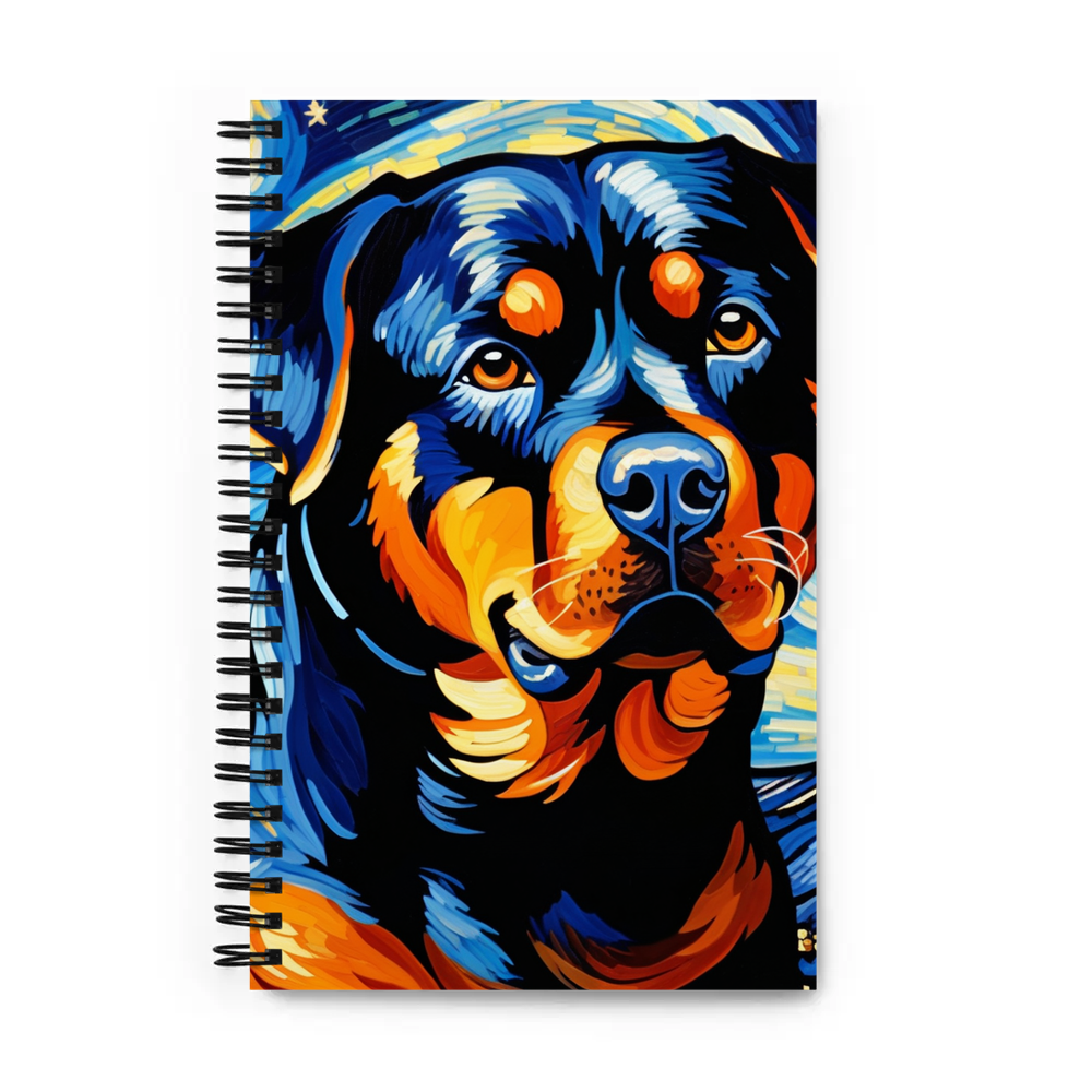 PugMug Custom Rottweiler Spiral Notebook