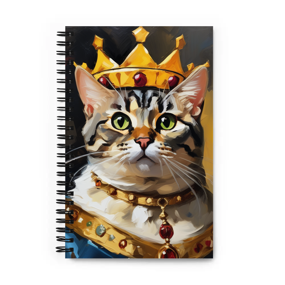 PugMug Custom Tabby American Shorthair Cat Spiral Notebook