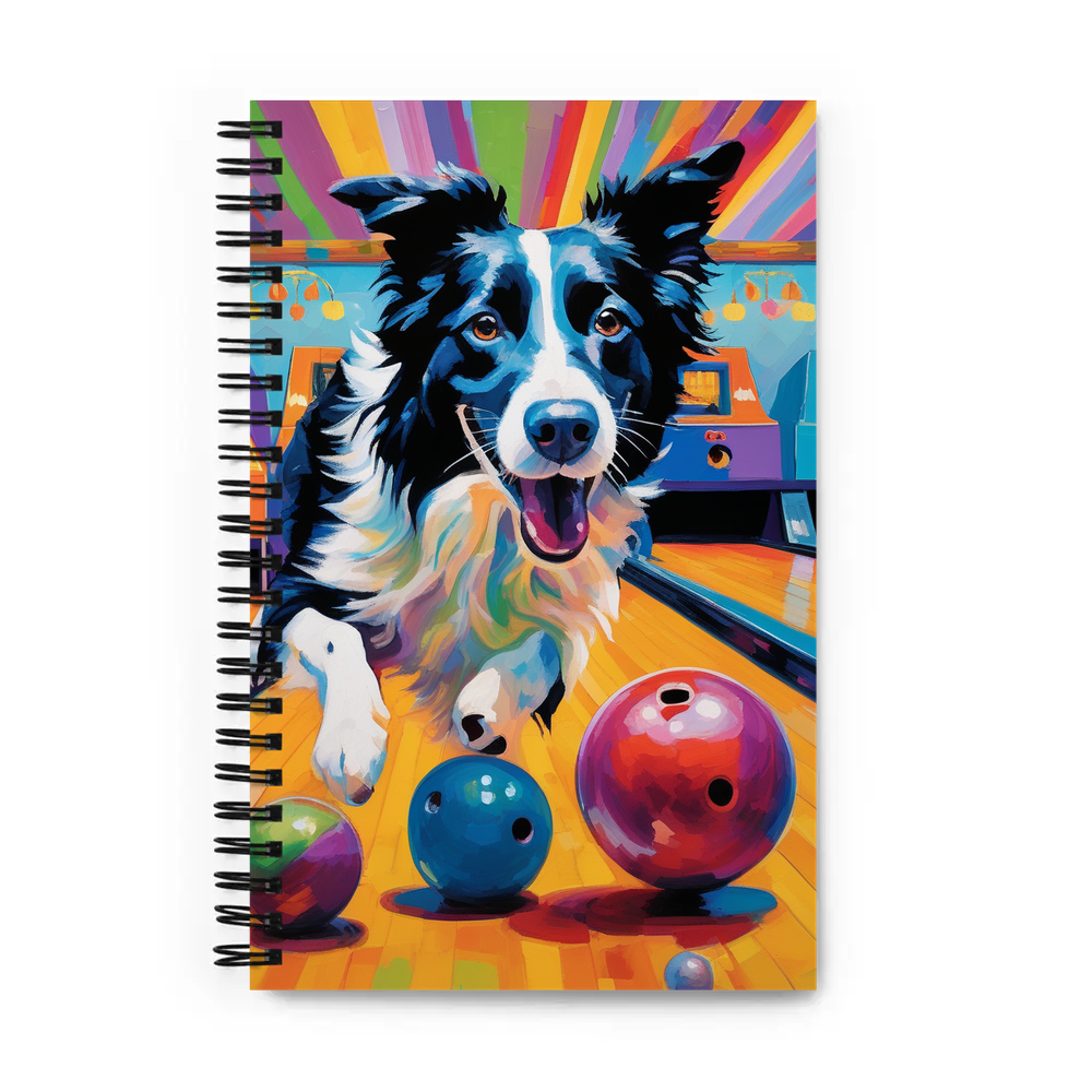 PugMug Custom Border Collie Spiral Notebook