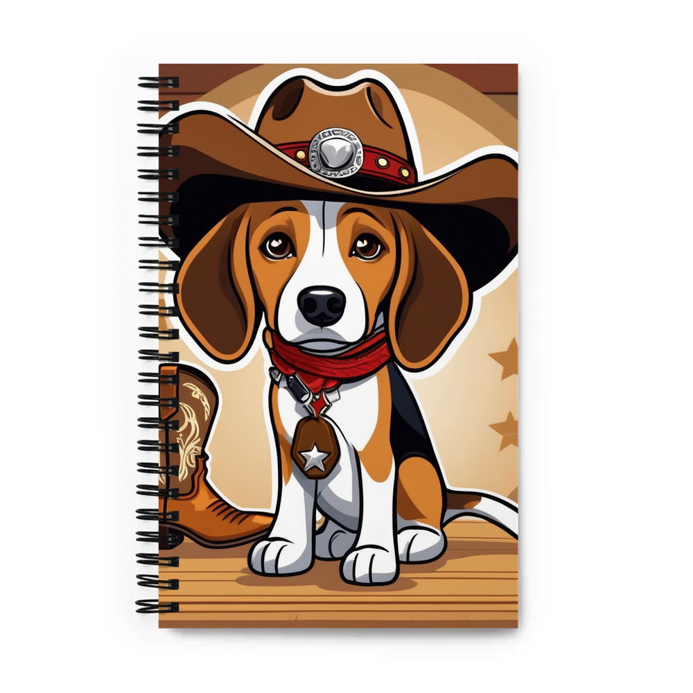 PugMug Custom Beagle Spiral Notebook