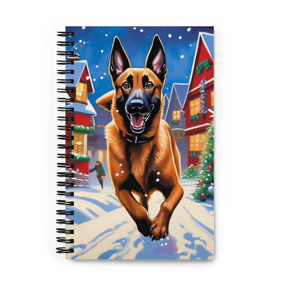 PugMug Custom Belgian Malinois Spiral Notebook