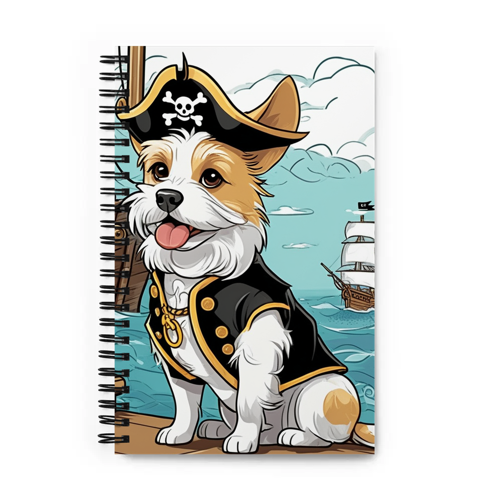 PugMug Custom Luna Spiral Notebook