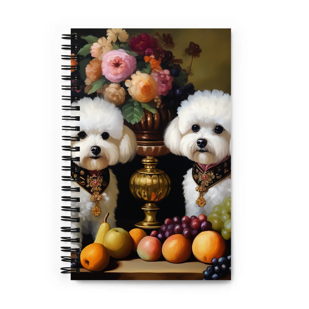 PugMug Custom Bichons Frise Spiral Notebook
