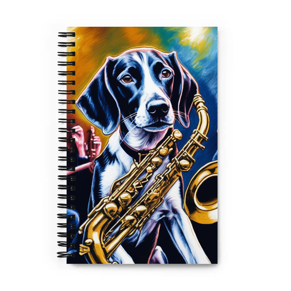 PugMug Custom Pointer Dog Spiral Notebook