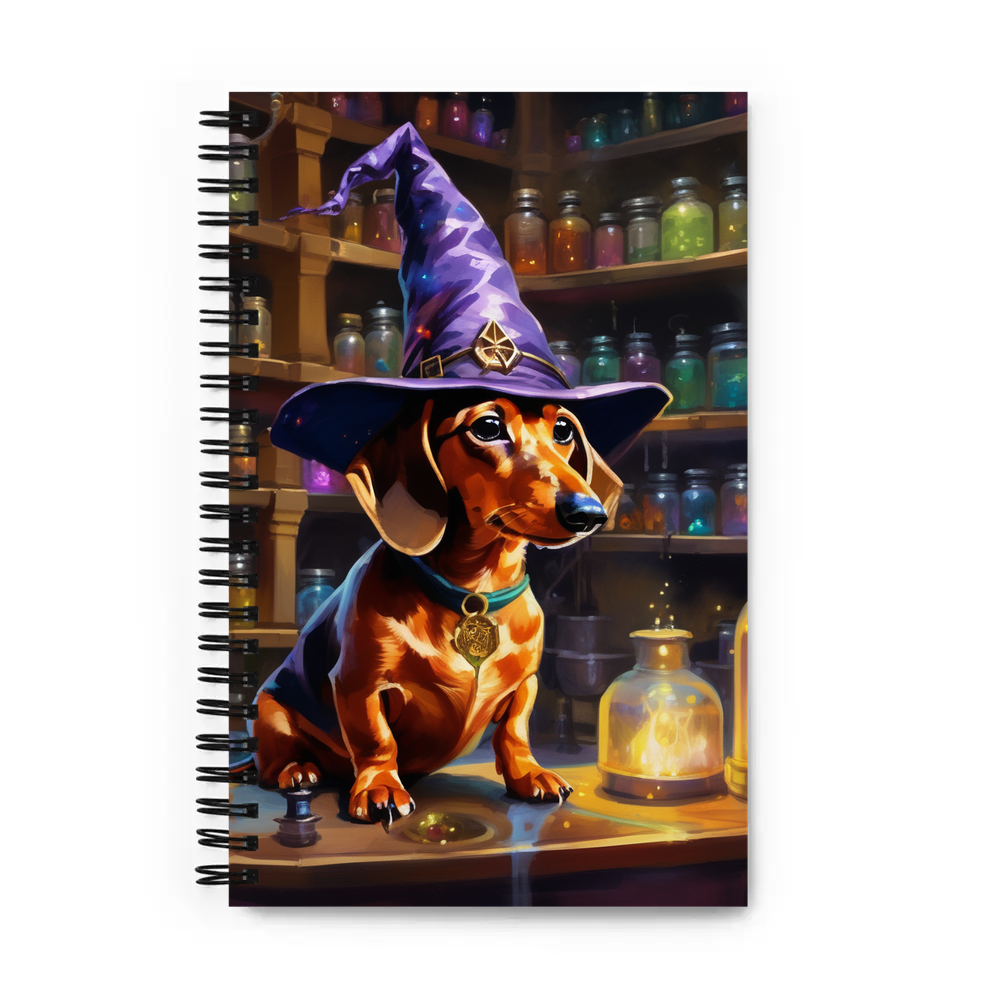 PugMug Custom Tan Dachshund Spiral Notebook