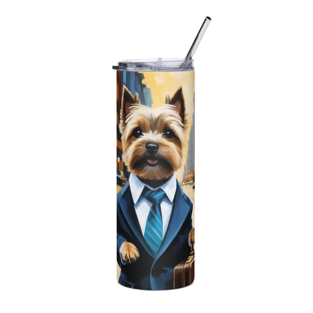 PugMug Custom Cairn Terrier Stainless Steel Tumbler