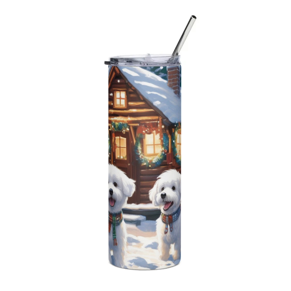 PugMug Custom Bichons Frise Stainless Steel Tumbler