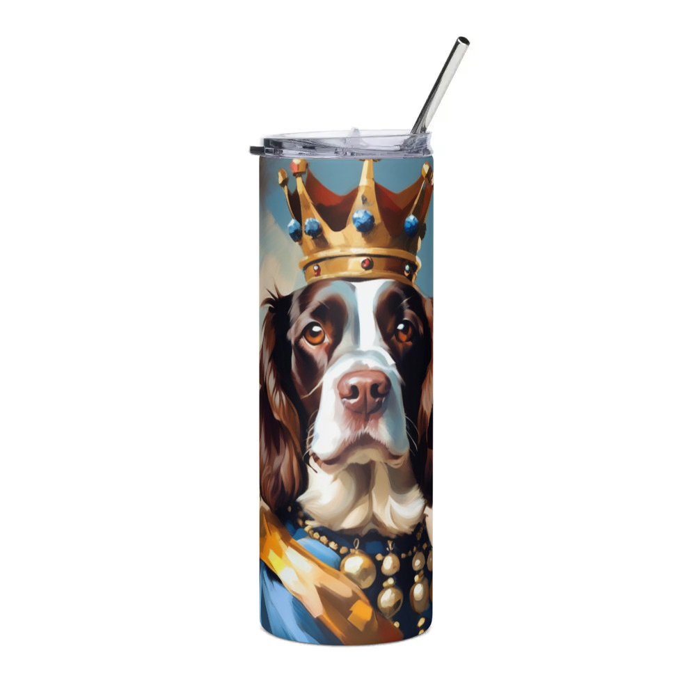 PugMug Custom English Springer Spaniel Stainless Steel Tumbler