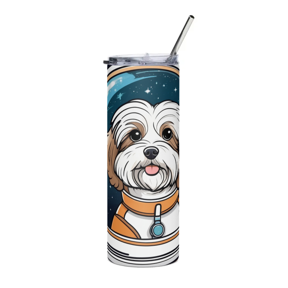 PugMug Custom Tan Havanese Dog Stainless Steel Tumbler