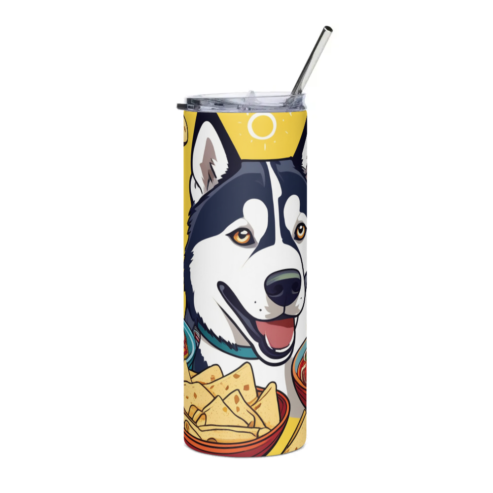 PugMug Custom Siberian Husky Stainless Steel Tumbler