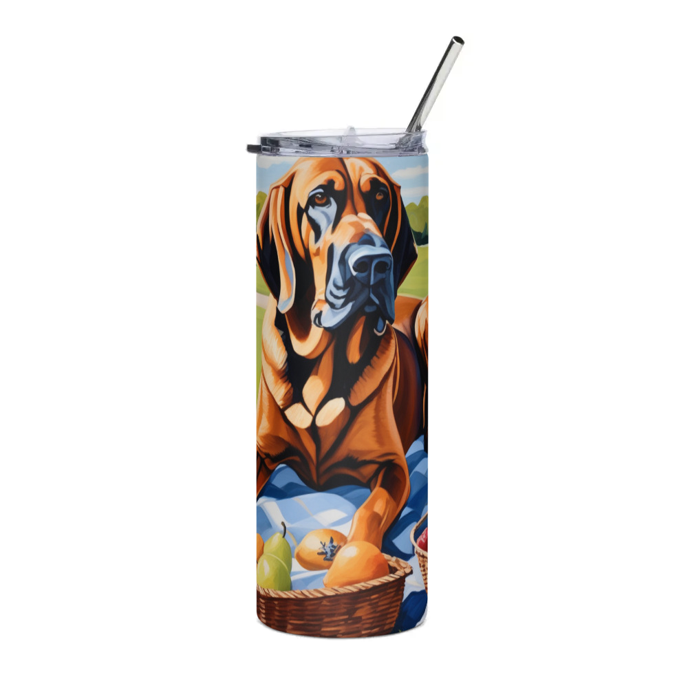 PugMug Custom Bloodhound Stainless Steel Tumbler